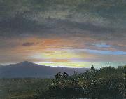 Frederic Edwin Church Twilight, Mount Ktaadn oil